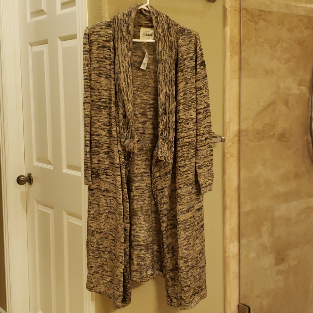 Lira  long drape sweater